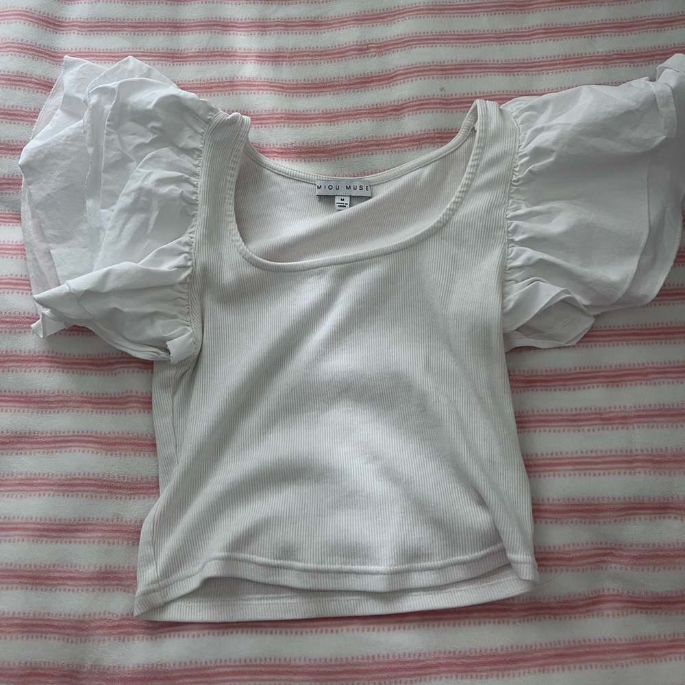 cute white crop top